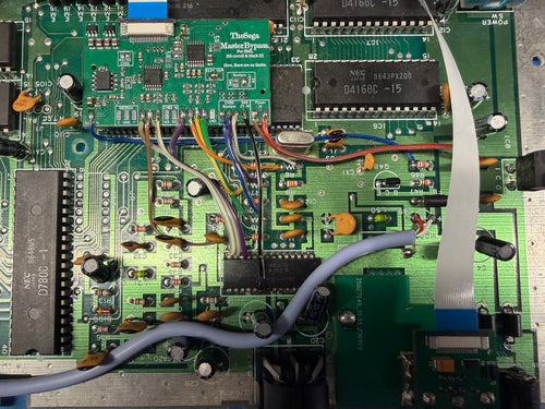 Sega Master System — RGB Bypass, FM Sound, Pause Mod & Fully Recapped